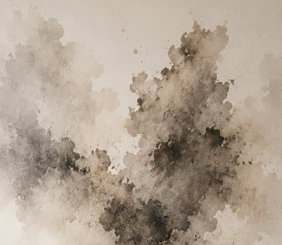 Detail: aquarelvlekken