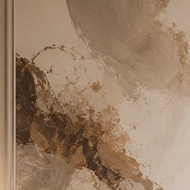 Detail: goud & brons