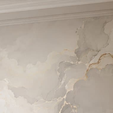 Detail: marmer met gouden ader